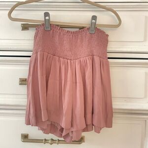 Mauve Size small flow shorts